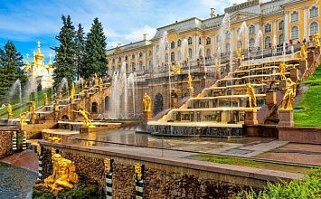 Ж/д тур Санкт-Петербург-Петергоф-Кронштадт-Царское село на поезде на 5 дней